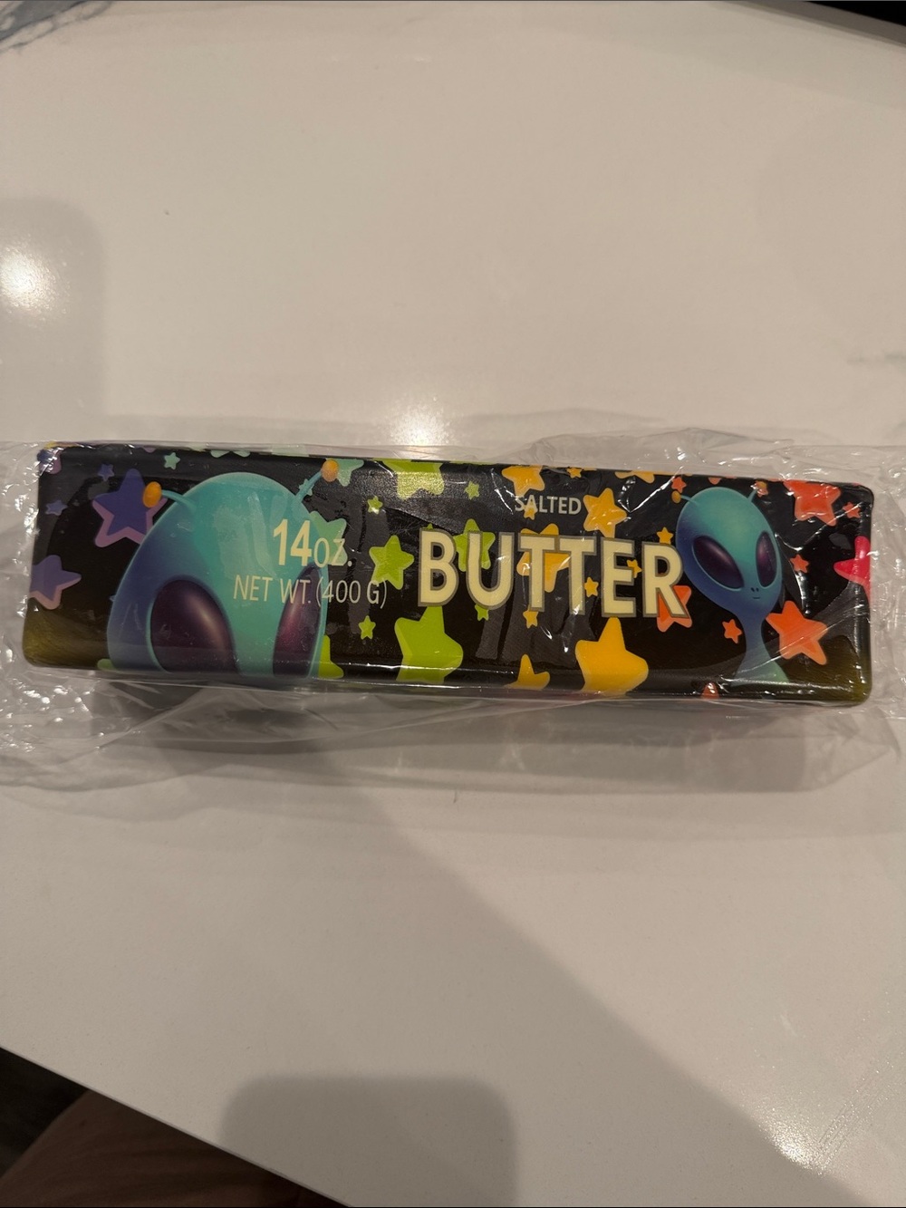 Jumbo 14 oz butter Kids Alien Stars Pack - Black with Teal,
